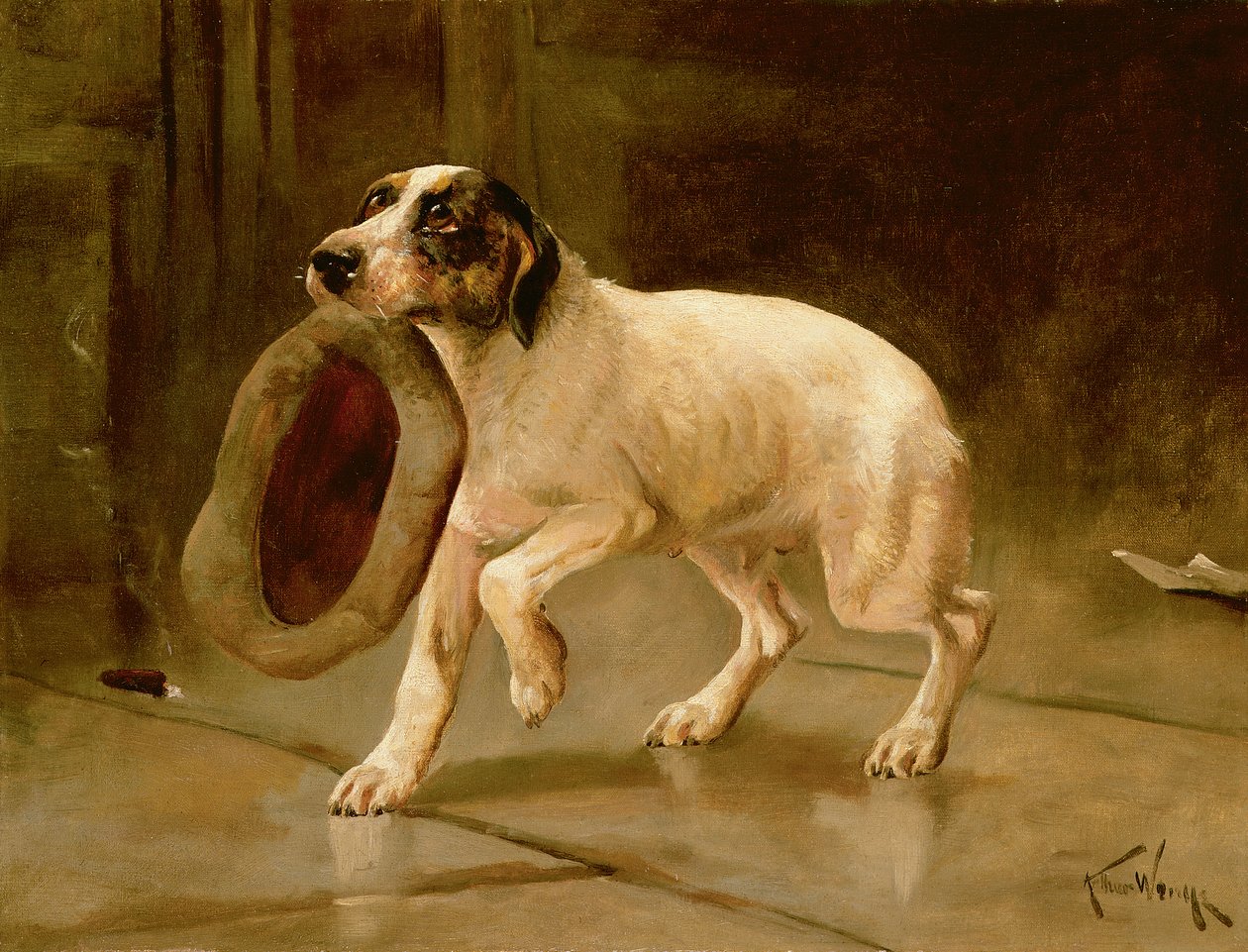 Mestarin hattu (öljy kankaalle) tekijältä Arthur Wardle