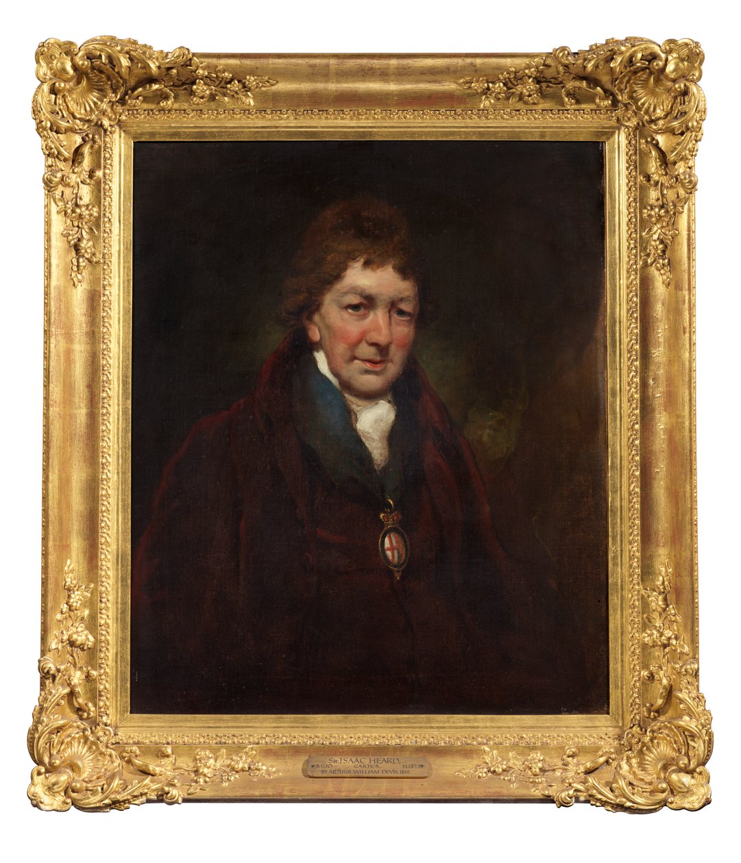Sir Isaac Heard, sukkanauhakuningas (Garter King of Arms) tekijältä Arthur William Devis