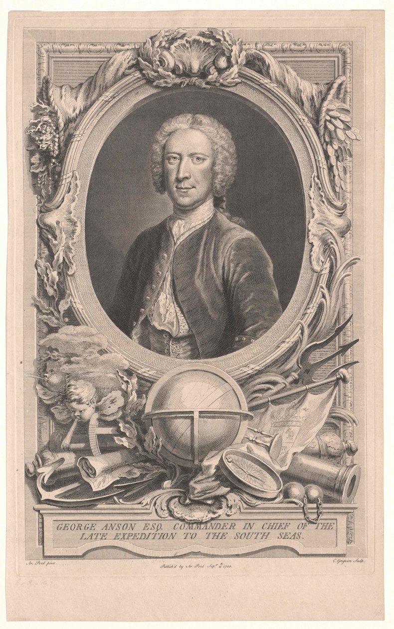 1. paroni Anson Anson tekijältä Artist Unknown