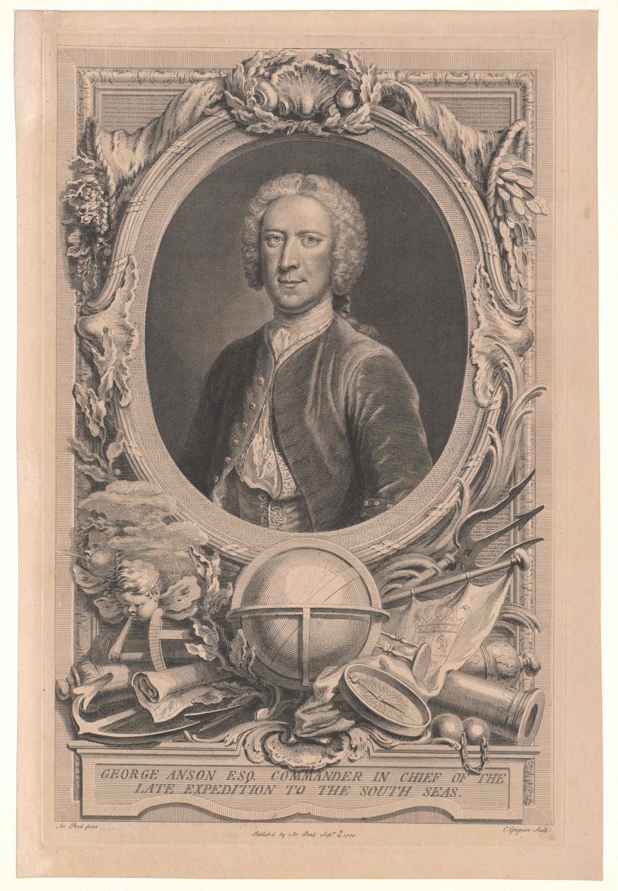 1. paroni Anson Anson tekijältä Artist Unknown