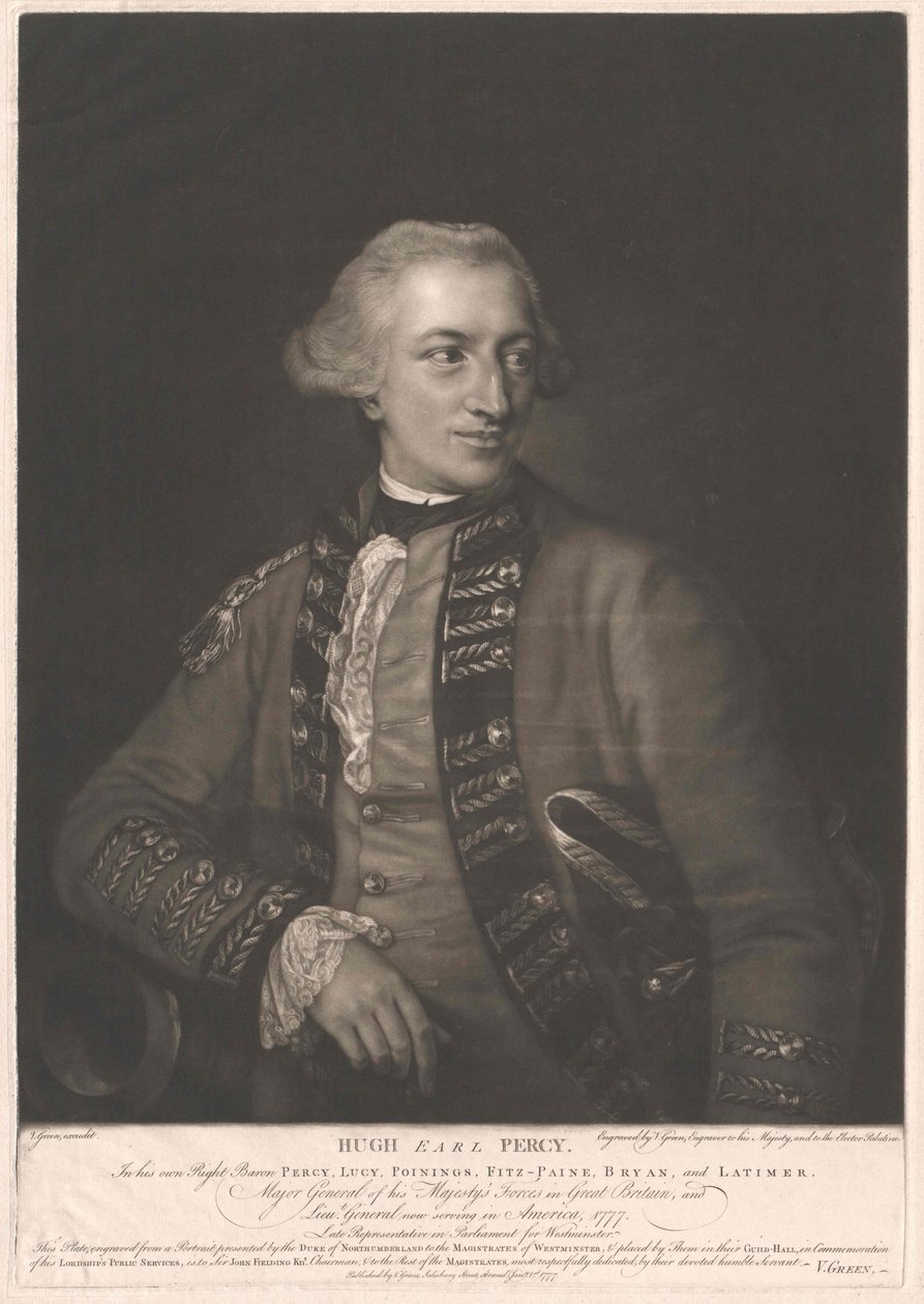 2. Northumberlandin herttua Percy tekijältä Artist Unknown
