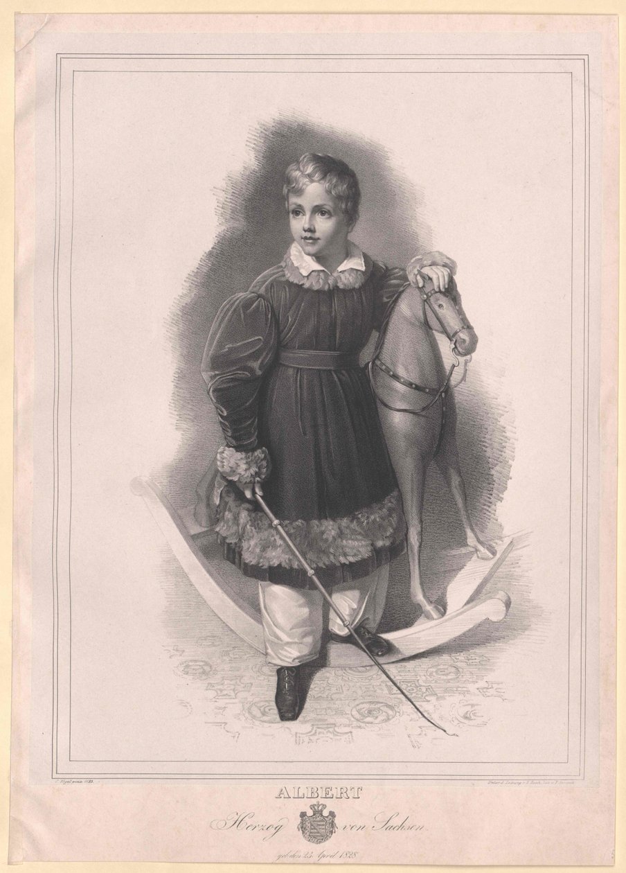Albert I Saksin kuningas, tekijältä Artist Unknown