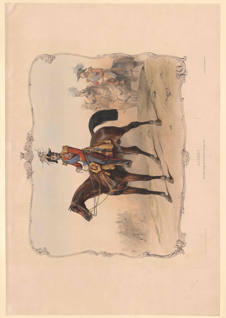 Albert, Englannin prinssi ja puoliso Saksin herttua Saksi-Coburg-Götan prinssi tekijältä Artist Unknown