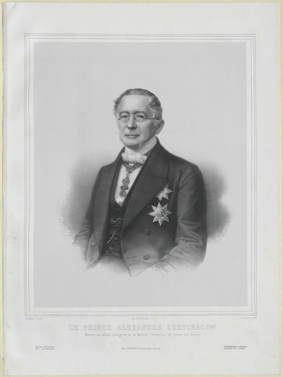 Aleksandr Mihailovitš Goršakovin kreivi tekijältä Artist Unknown