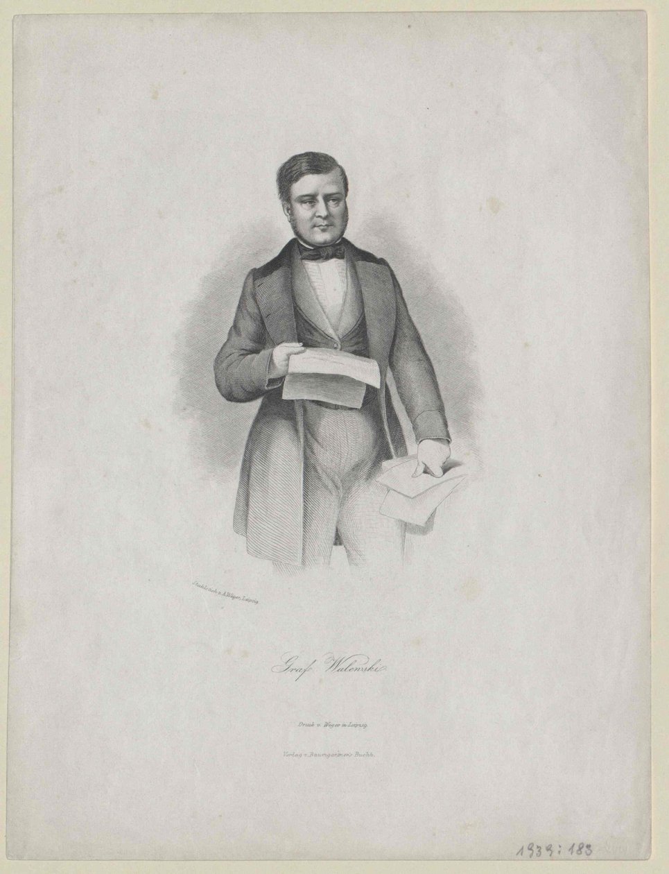 Alexandre Comte Walewski tekijältä Artist Unknown