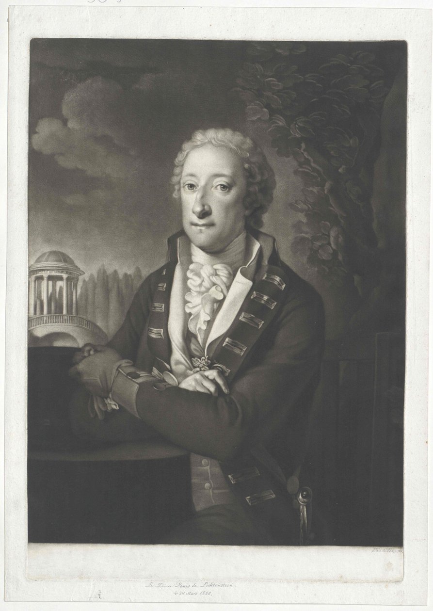 Aloysius Joseph kreivi Liechtenstein tekijältä Artist Unknown