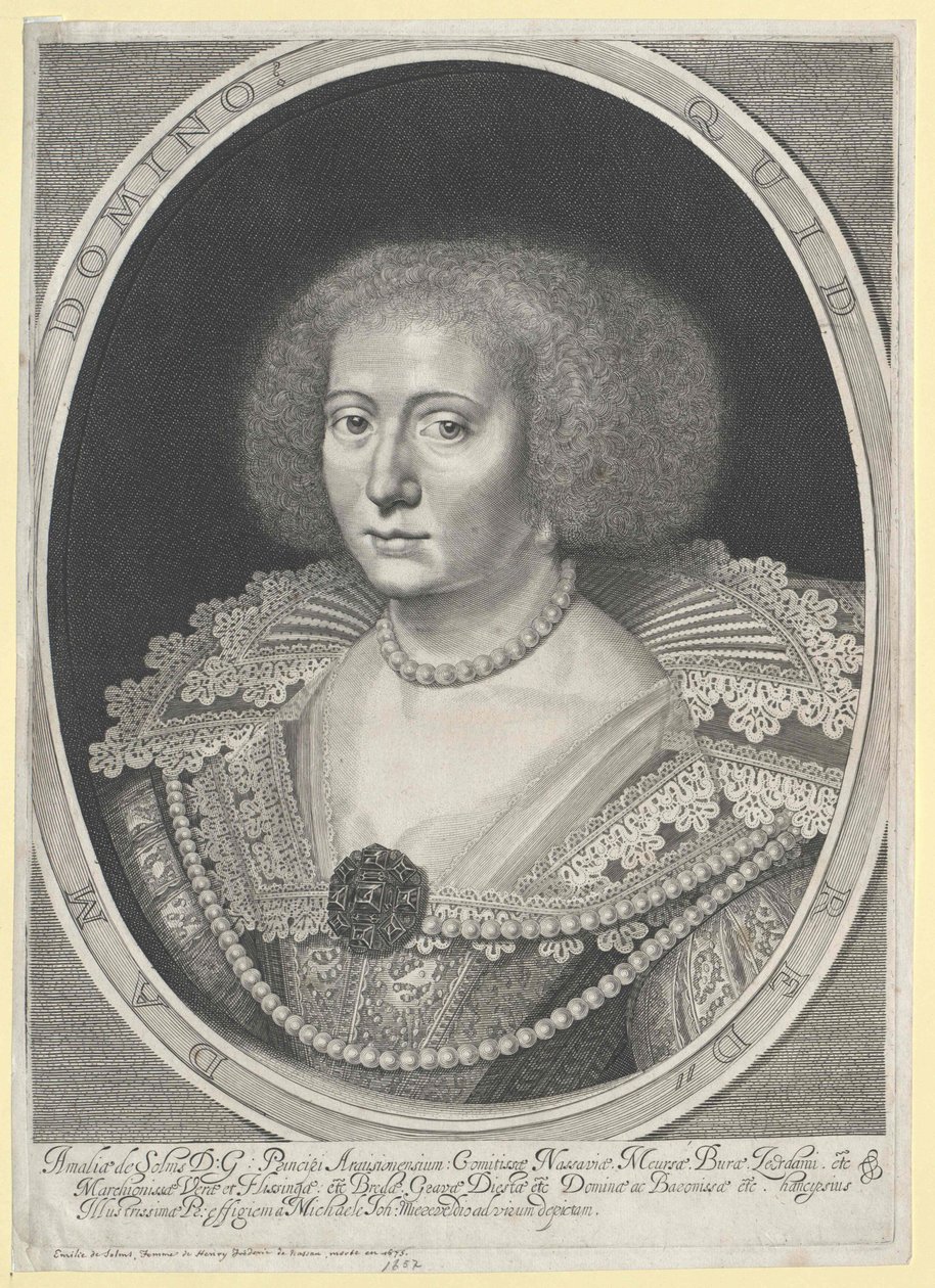 Amalie Solms-Braunfelsin kreivitär tekijältä Artist Unknown