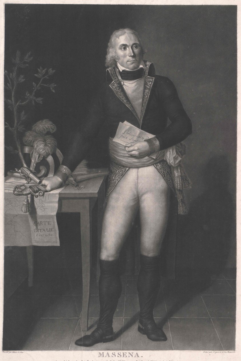 Andre Rivolin herttua Esslingin prinssi Massena tekijältä Artist Unknown