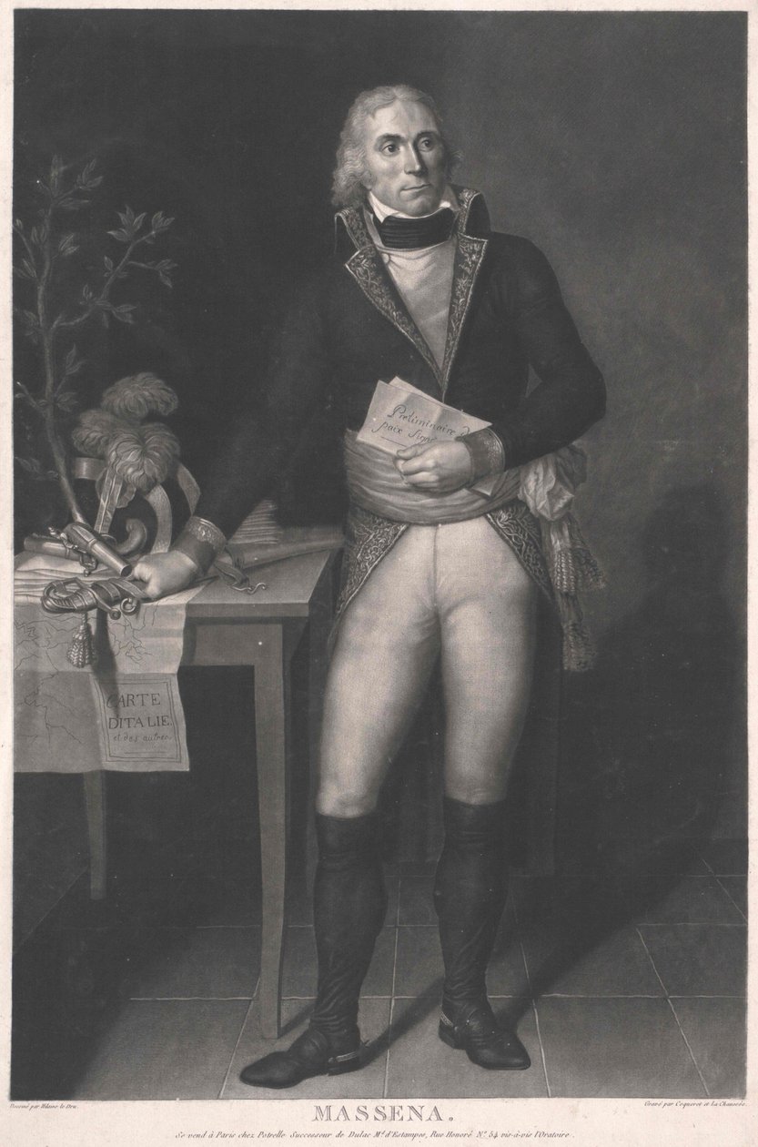 Andre Rivolin herttua Esslingin prinssi Massena tekijältä Artist Unknown