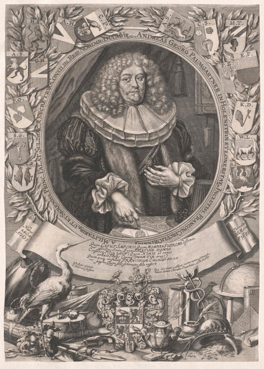 Andreas Georg Paumgartner, Holensteinin ja Lonnerstadtin kunnan jäsen tekijältä Artist Unknown