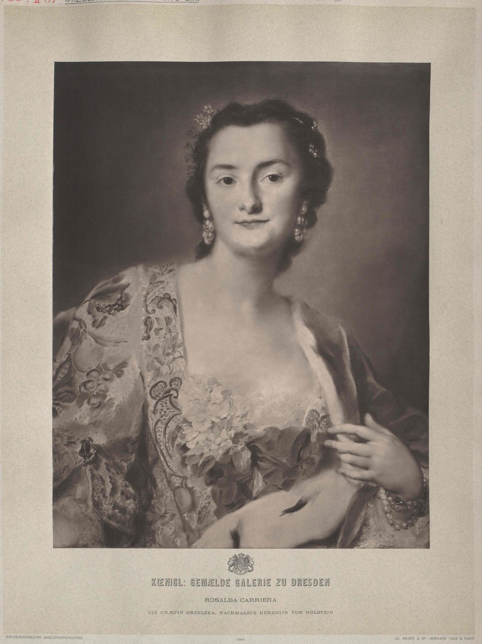 Anna Caroline kreivitär Orzelska tekijältä Artist Unknown