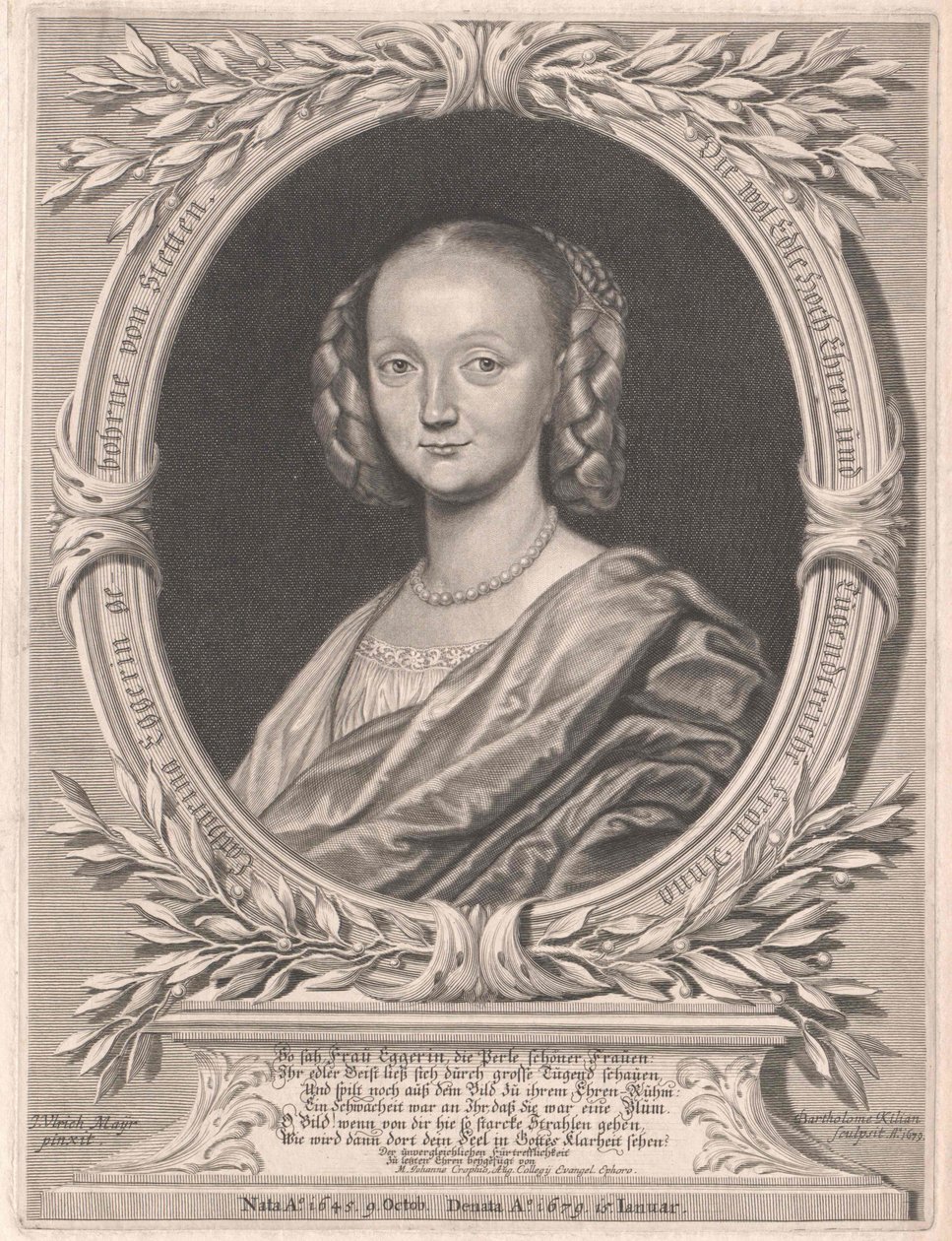 Anna Elisabeth von Stetten (tuloste) tekijältä Artist Unknown