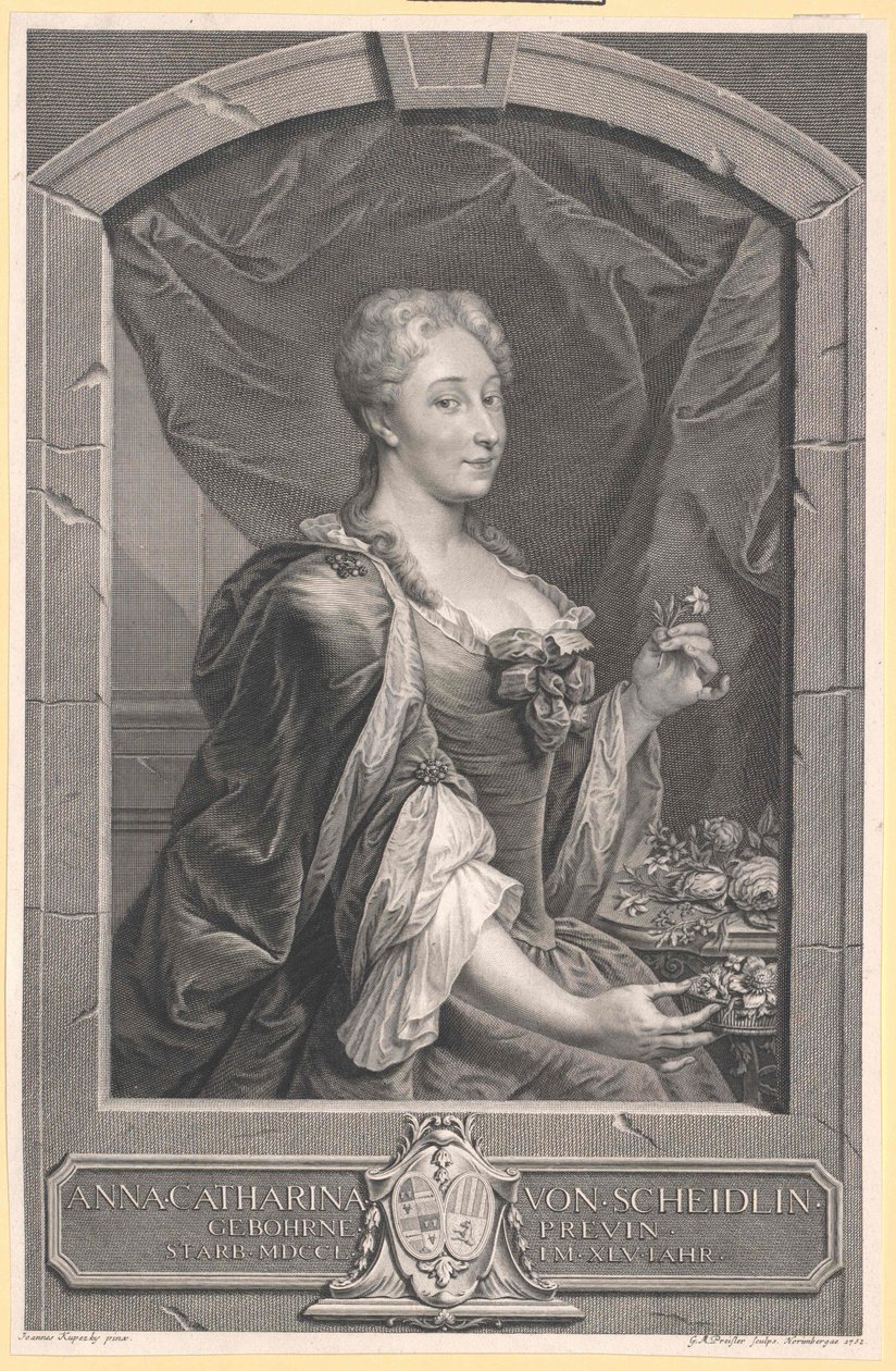 Anna Katharina von Scheidlin tekijältä Artist Unknown