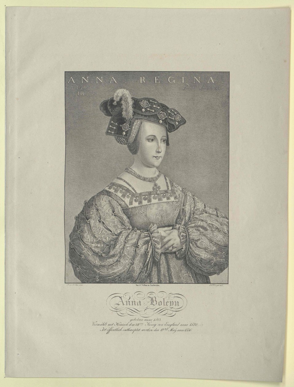 Anne Boleyn tekijältä Artist Unknown