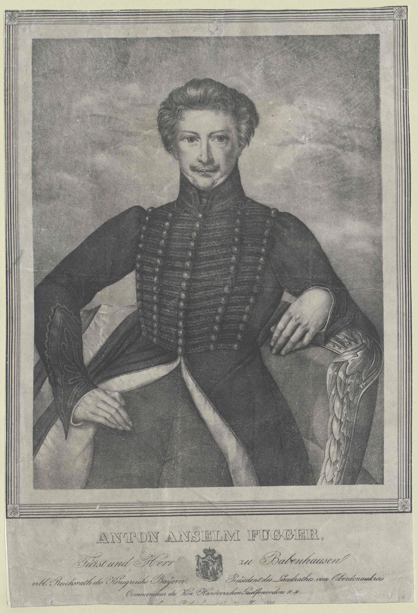 Anton Anselm kreivi Fugger-Babenhausen tekijältä Artist Unknown