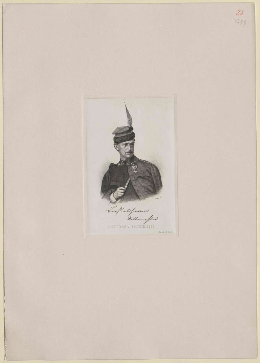 Anton Baron Bechtolsheim-Mauchenheim (tulosta) tekijältä Artist Unknown