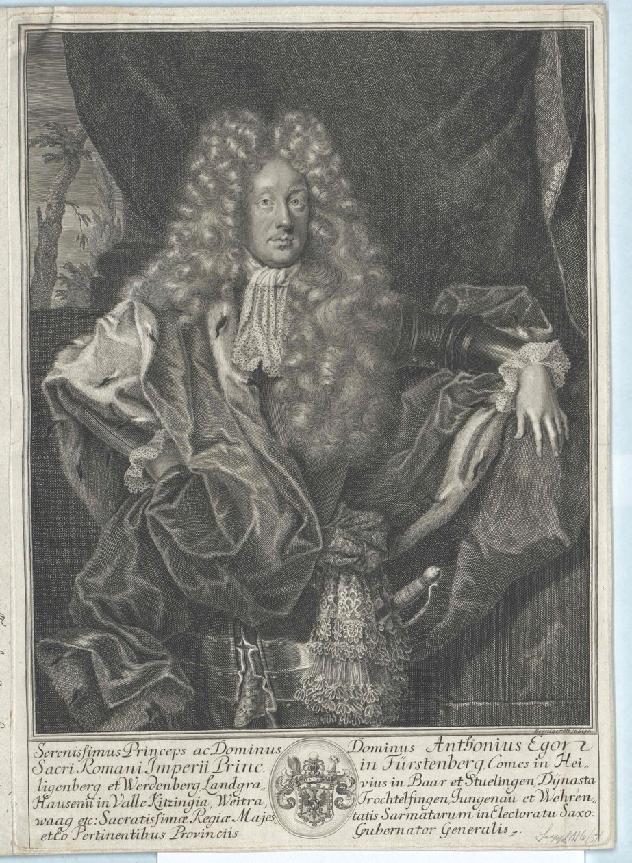 Anton Egon kreivi von Fuerstenberg tekijältä Artist Unknown