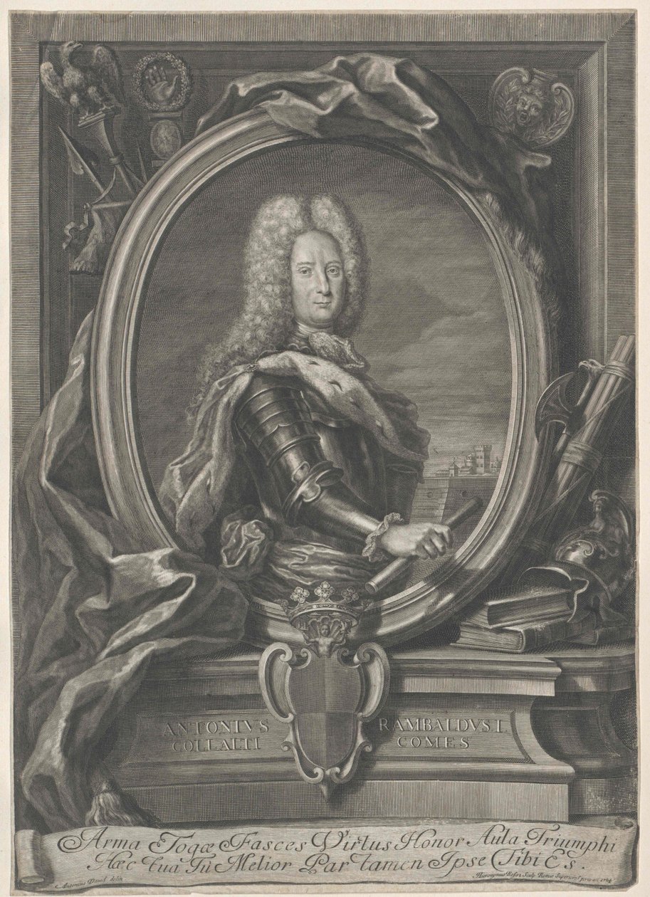 Anton Rambald kreivi von Collalto ja San Salvatore tekijältä Artist Unknown