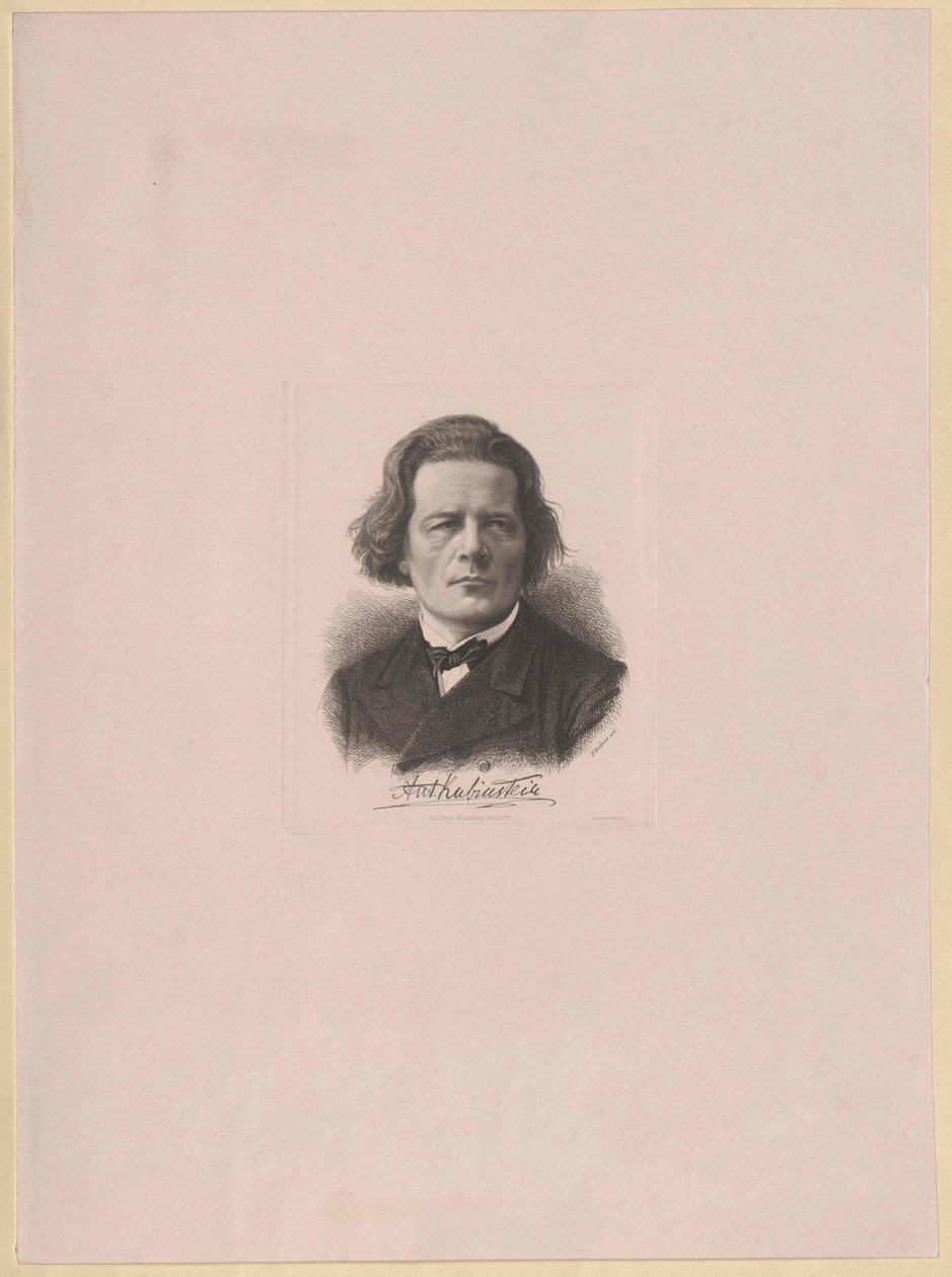 Anton Rubinstein (tulosta) tekijältä Artist Unknown