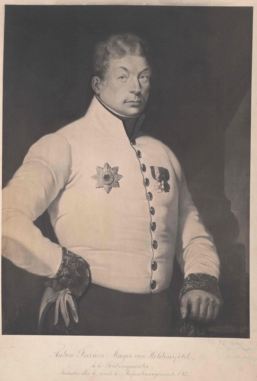 Anton paroni Mayer von Heldensfeld tekijältä Artist Unknown