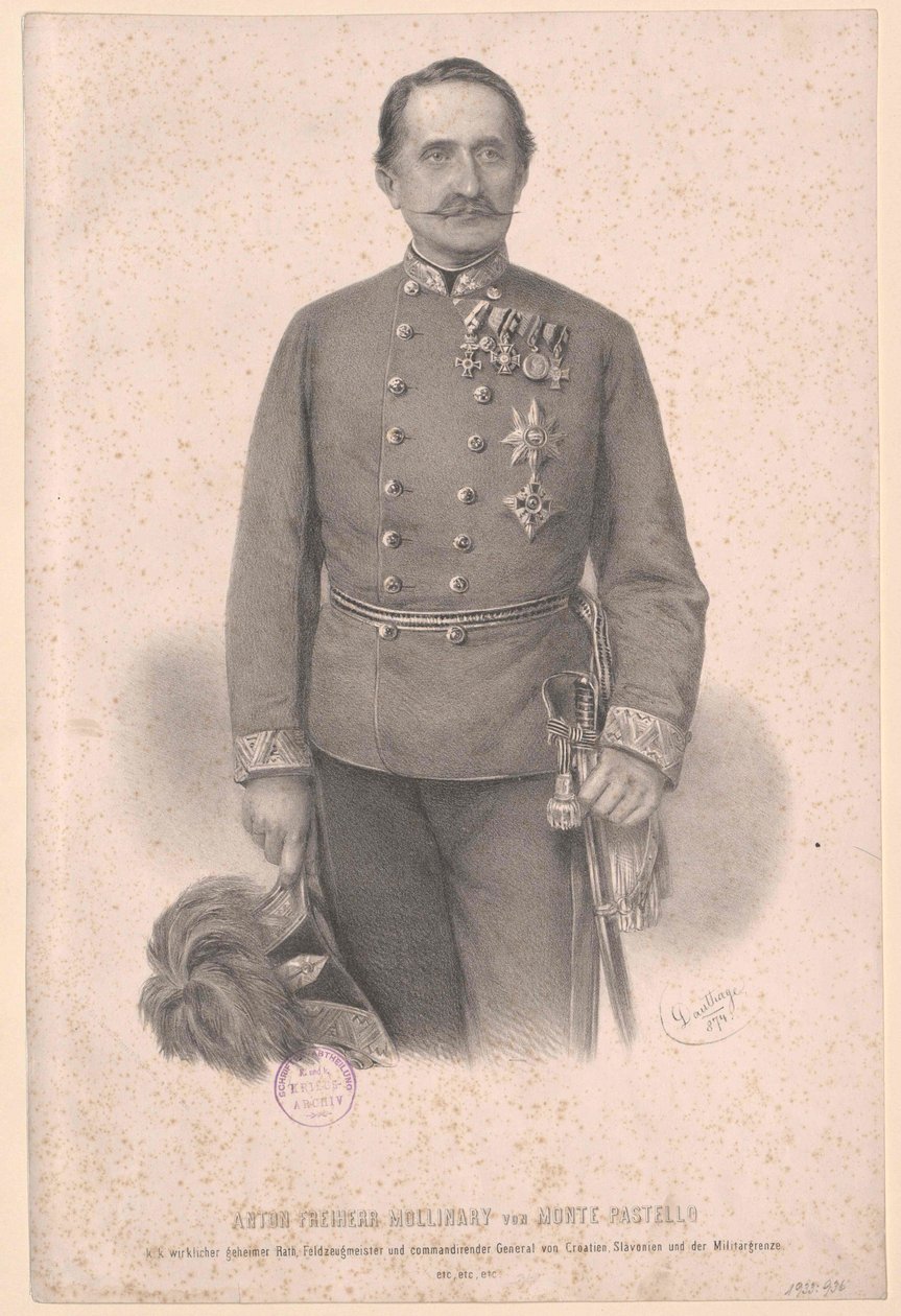 Anton Monte Pastellon vapaaherra Mollinary tekijältä Artist Unknown
