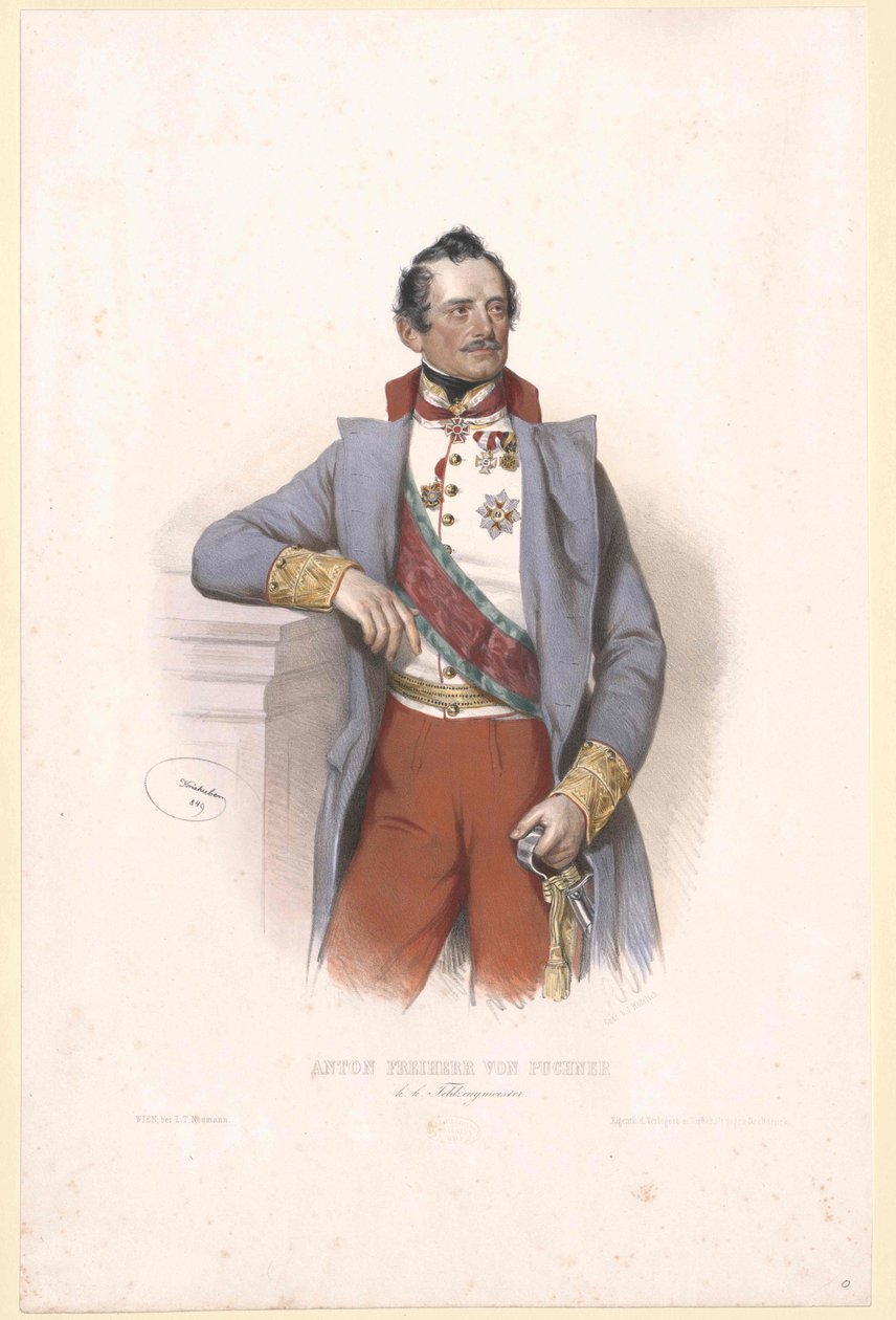 Anton paroni Puchner tekijältä Artist Unknown