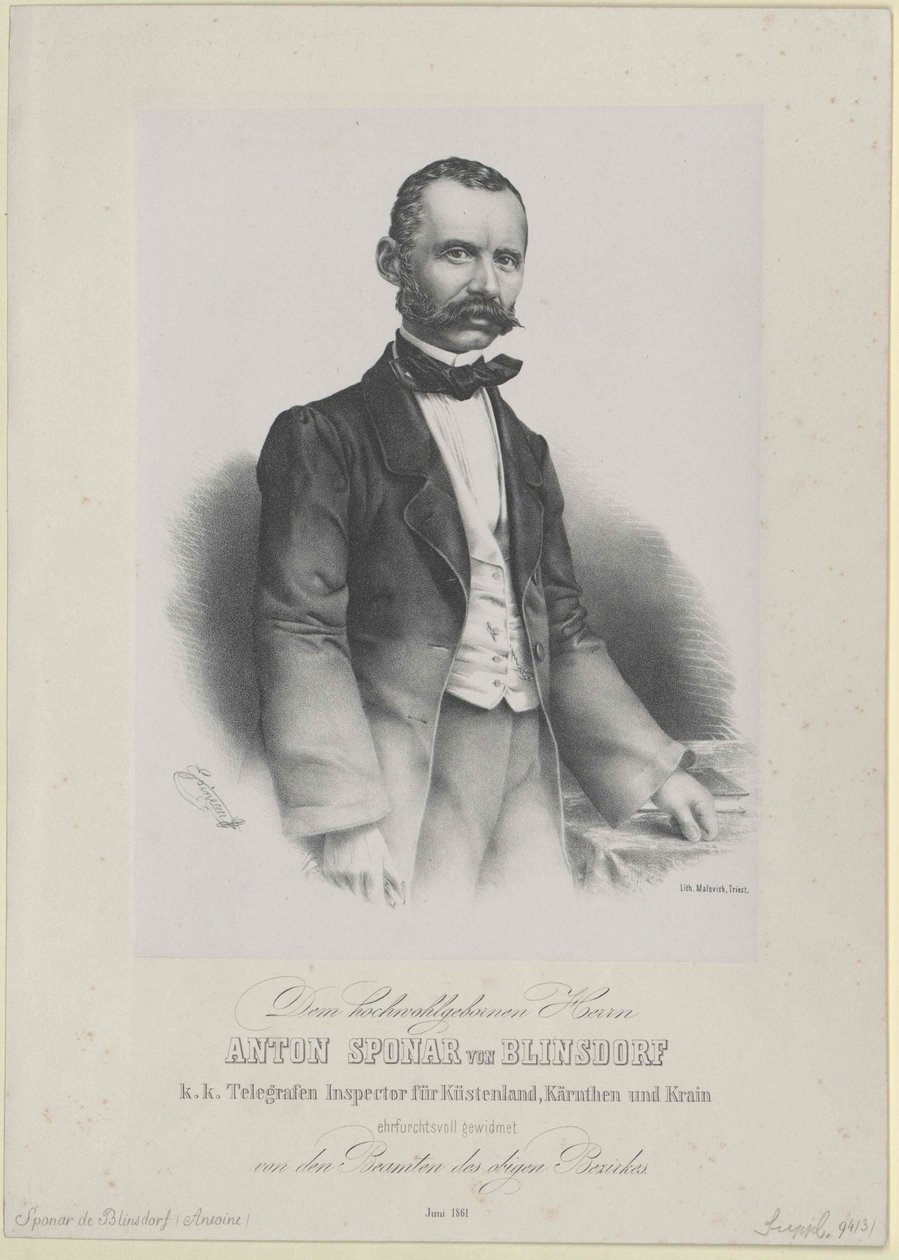 Anton von Sponar-Blinsdorf tekijältä Artist Unknown