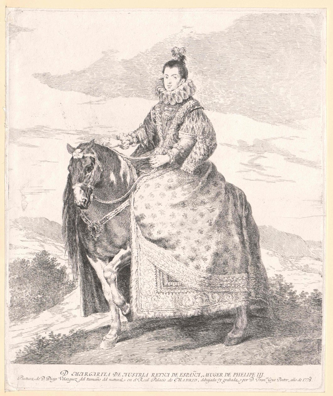 Itävallan arkkiherttuatar (1584-1611) Margareta tekijältä Artist Unknown