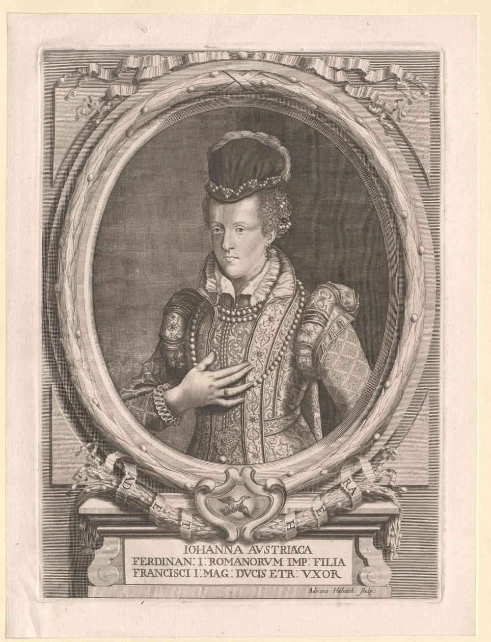 Itävallan arkkiherttuatar Johanna tekijältä Artist Unknown