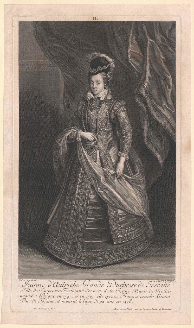 Itävallan arkkiherttuatar Johanna tekijältä Artist Unknown