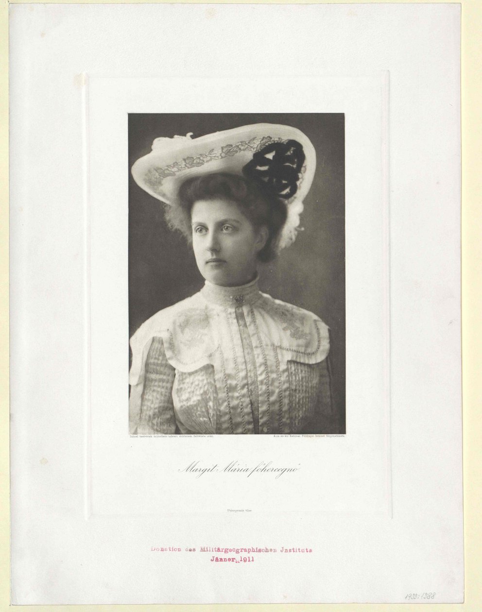 Itävallan arkkiherttuatar Toscana Margareta tekijältä Artist Unknown