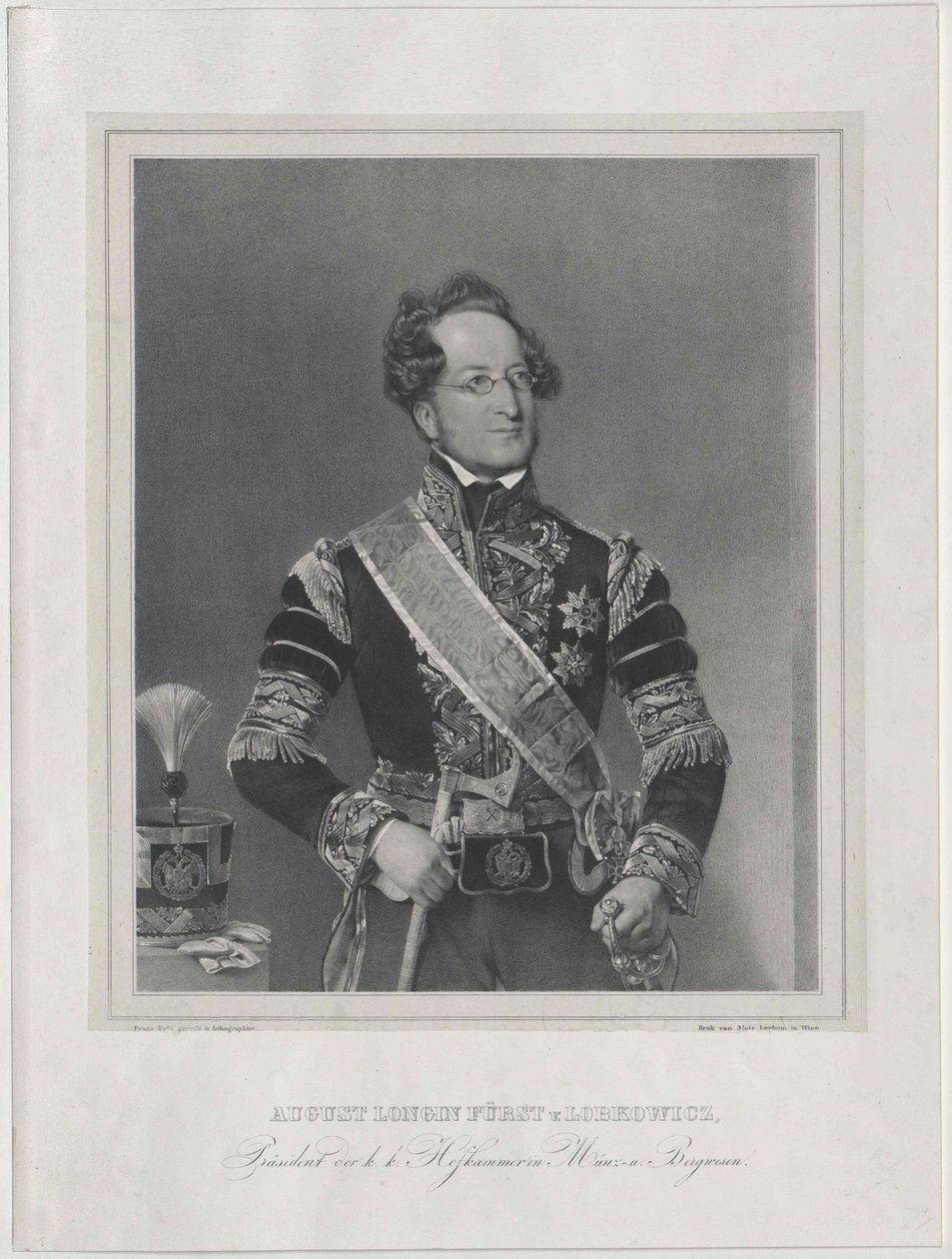 Elokuun kreivi Lobkowitz tekijältä Artist Unknown
