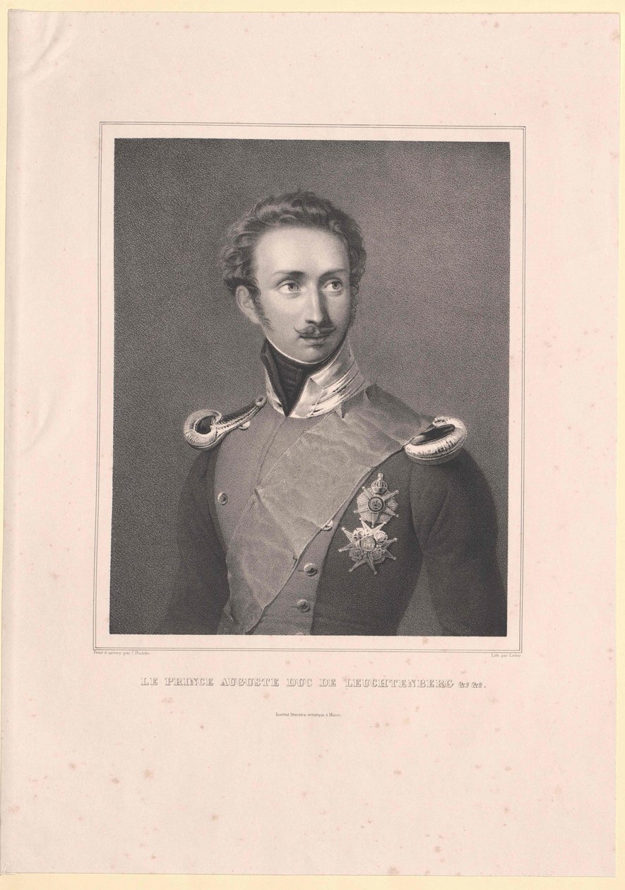 August herttua Leuchtenberg tekijältä Artist Unknown