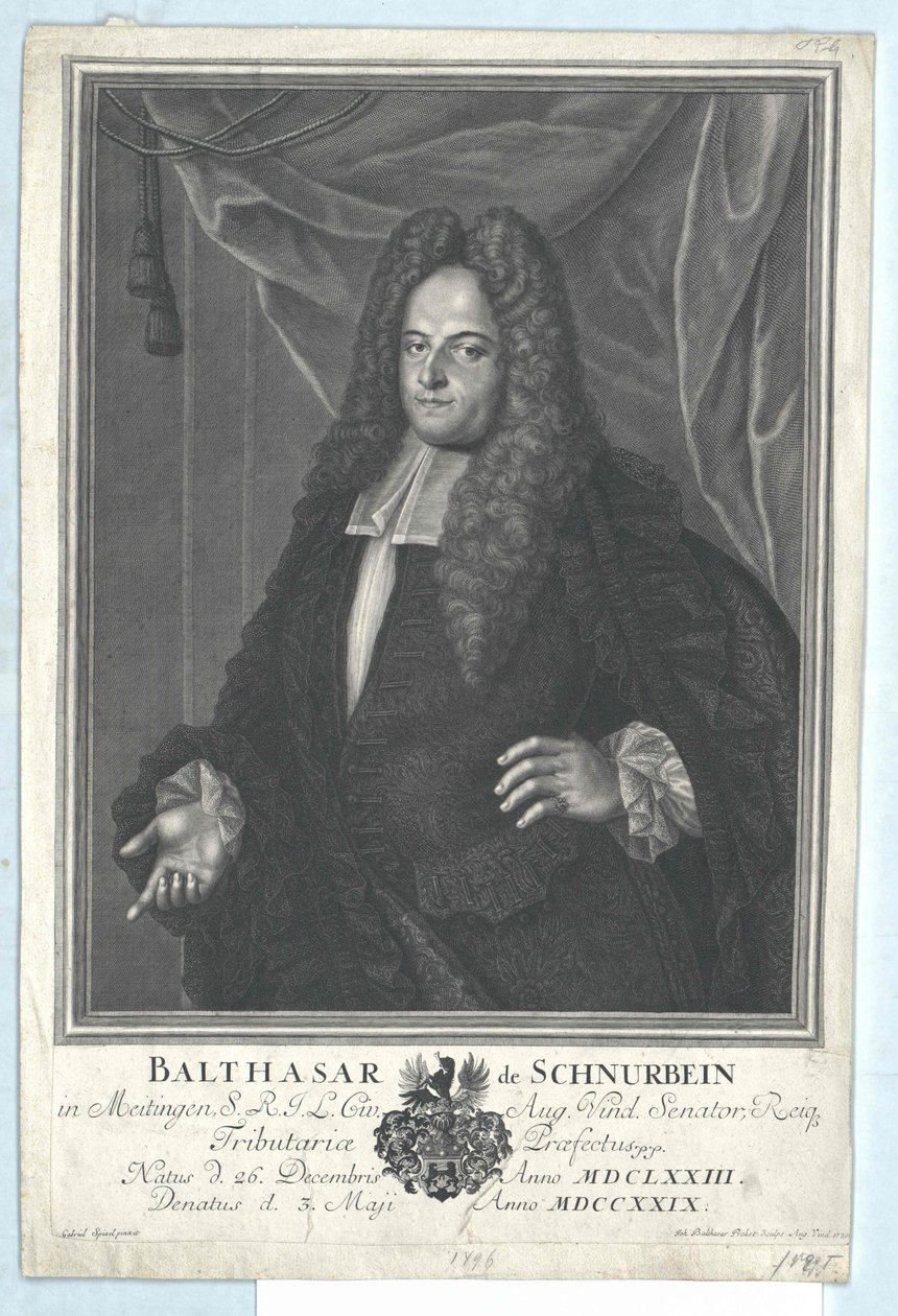 Balthazar Schnurbein von und zu Meitingen tekijältä Artist Unknown