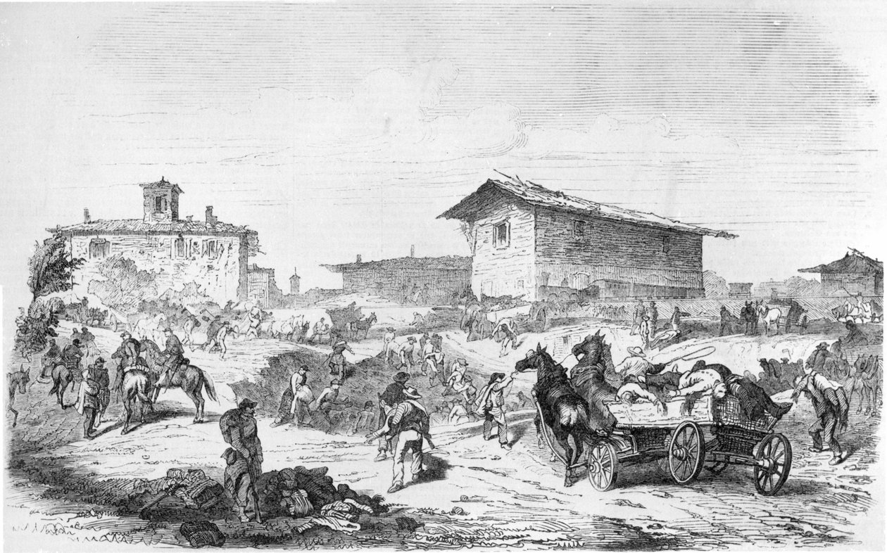 Fuchsinin taistelu 1859 tekijältä Artist Unknown
