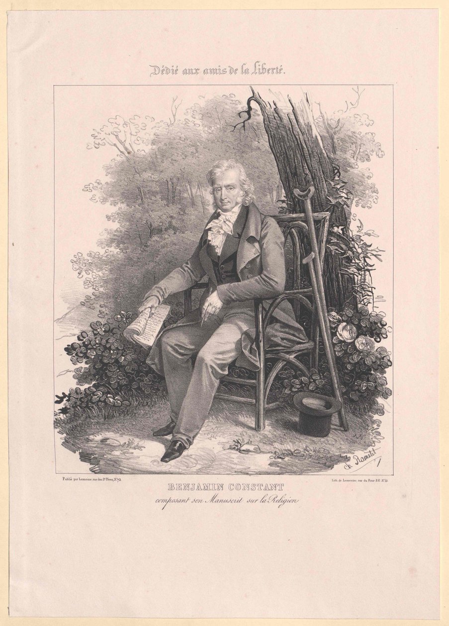 Benjamin Constant de Rebecque tekijältä Artist Unknown
