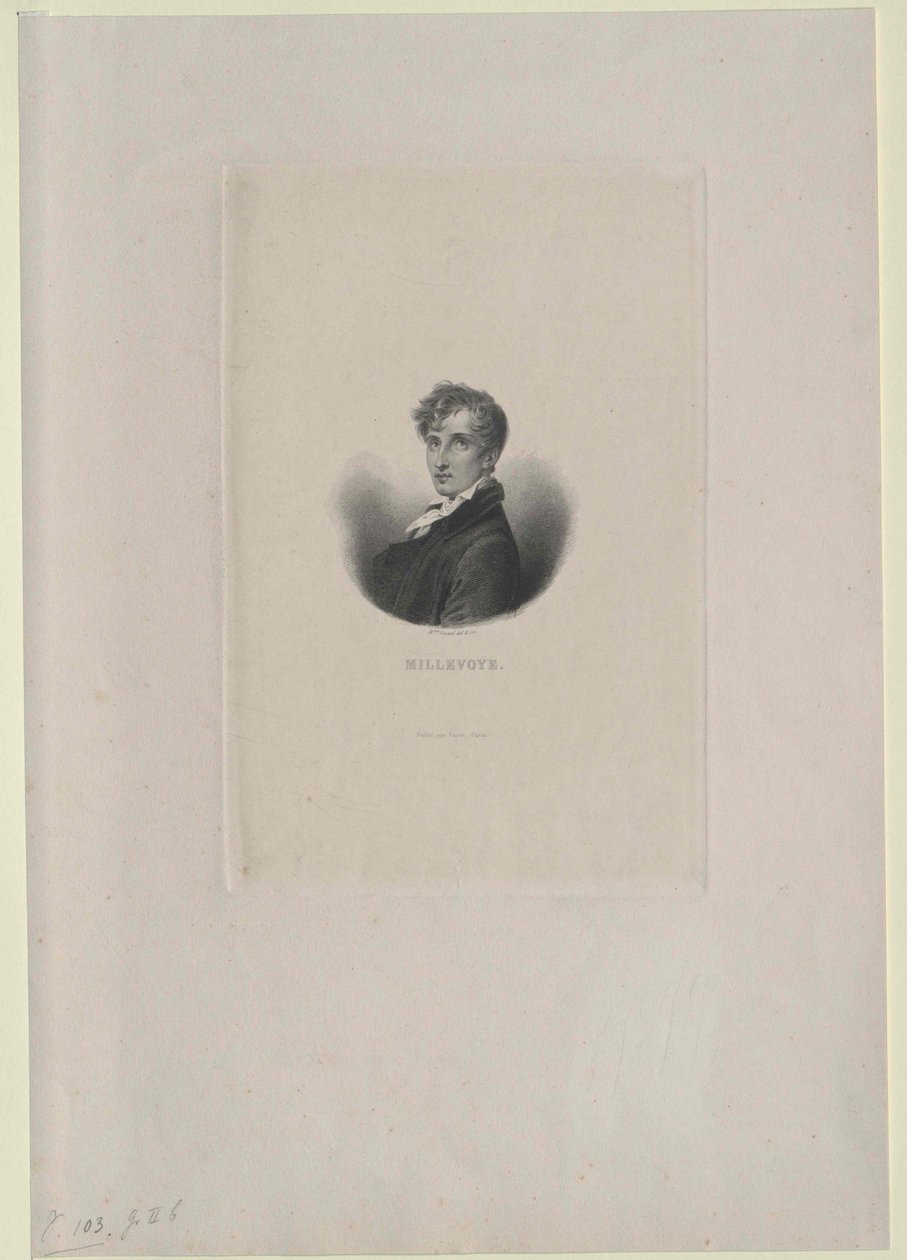 Charles Hubert Millevoye (tuloste) tekijältä Artist Unknown