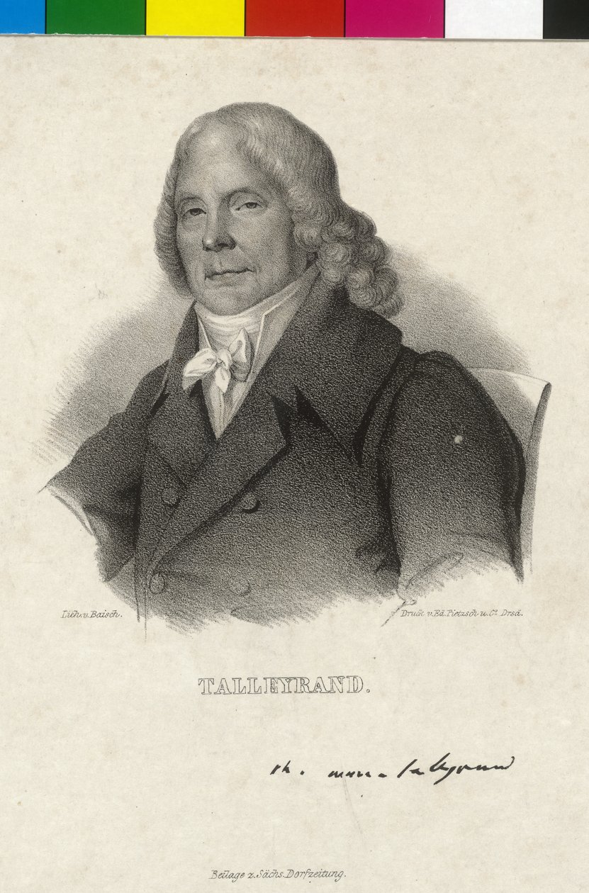 Charles Maurice herttua Talleyrand-Perigord tekijältä Artist Unknown