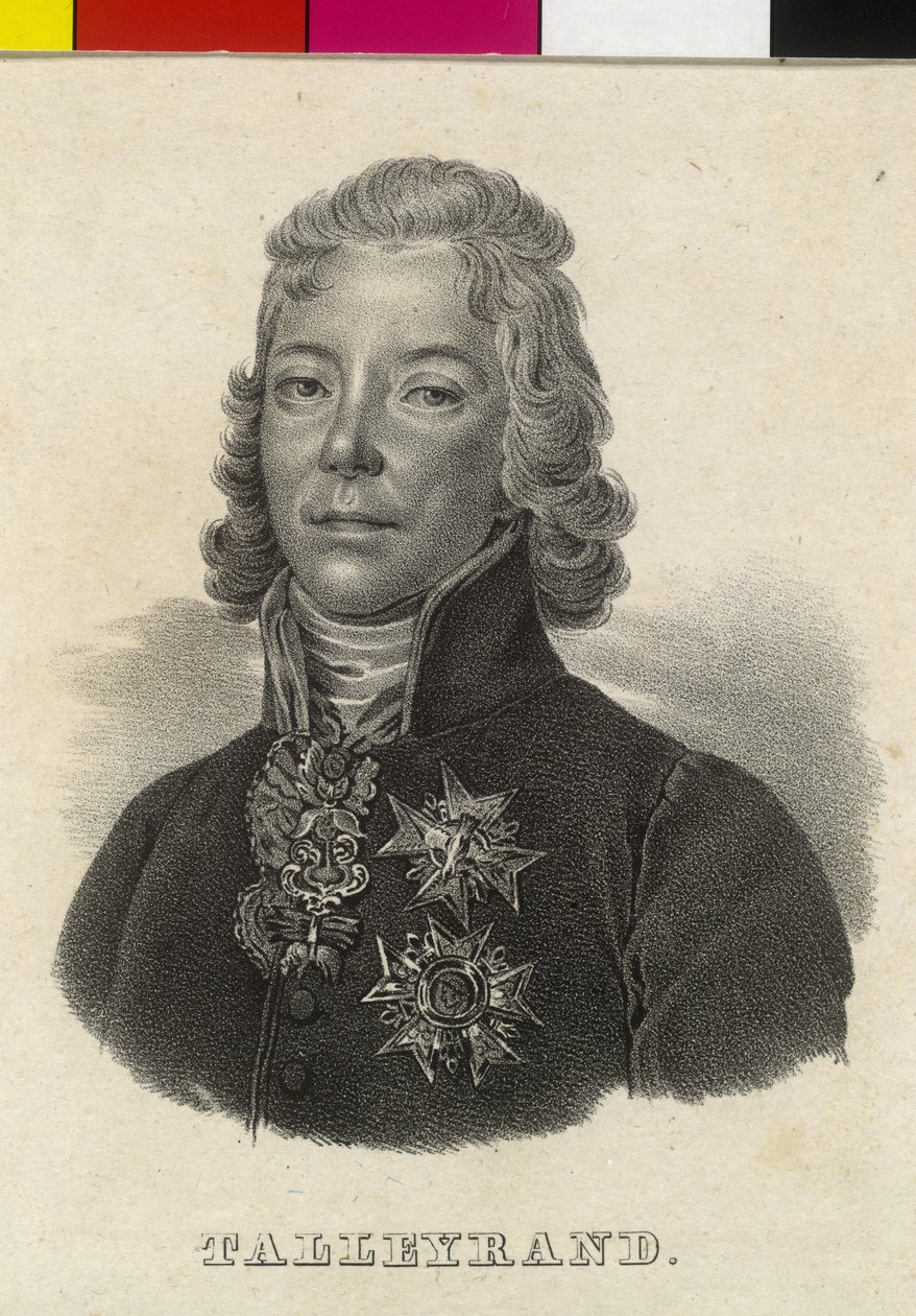 Charles Maurice herttua Talleyrand-Perigord tekijältä Artist Unknown