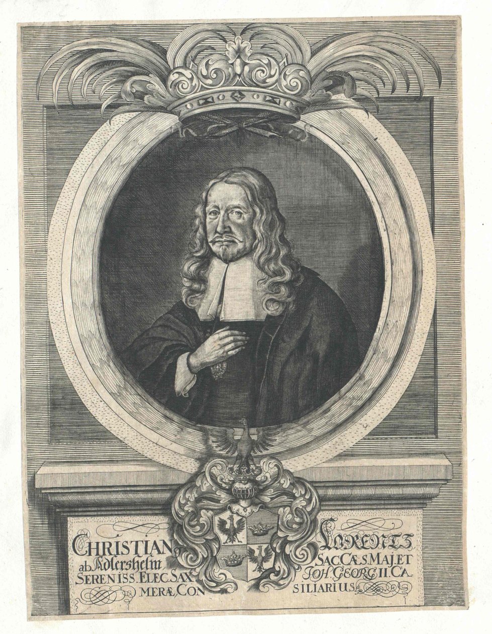 Christian Lorenz Adlershelm (tulosta) tekijältä Artist Unknown
