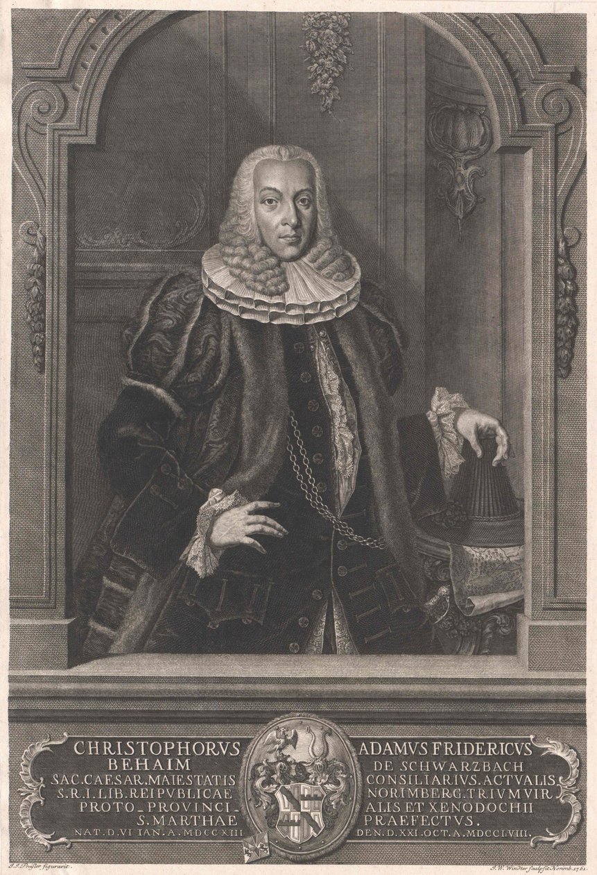 Christoph Adam Frederick Behaim Behaim von Schwarzbach tekijältä Artist Unknown