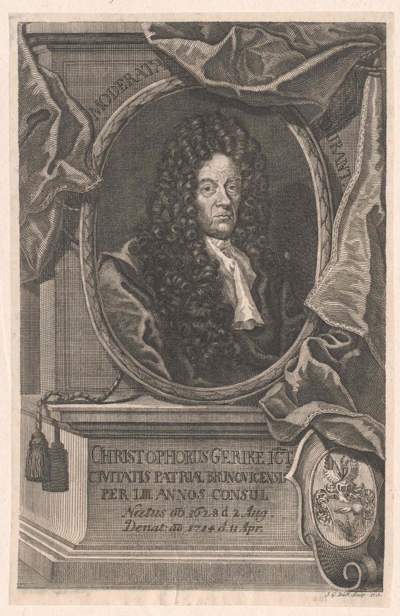 Christoph Gericke (painettu) tekijältä Artist Unknown