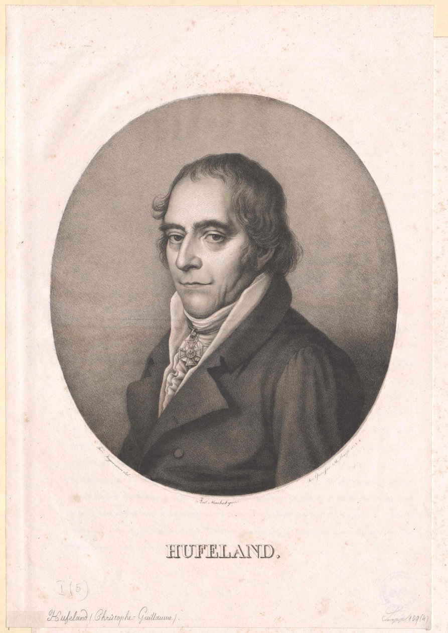Christoph Wilhelm Hufeland tekijältä Artist Unknown