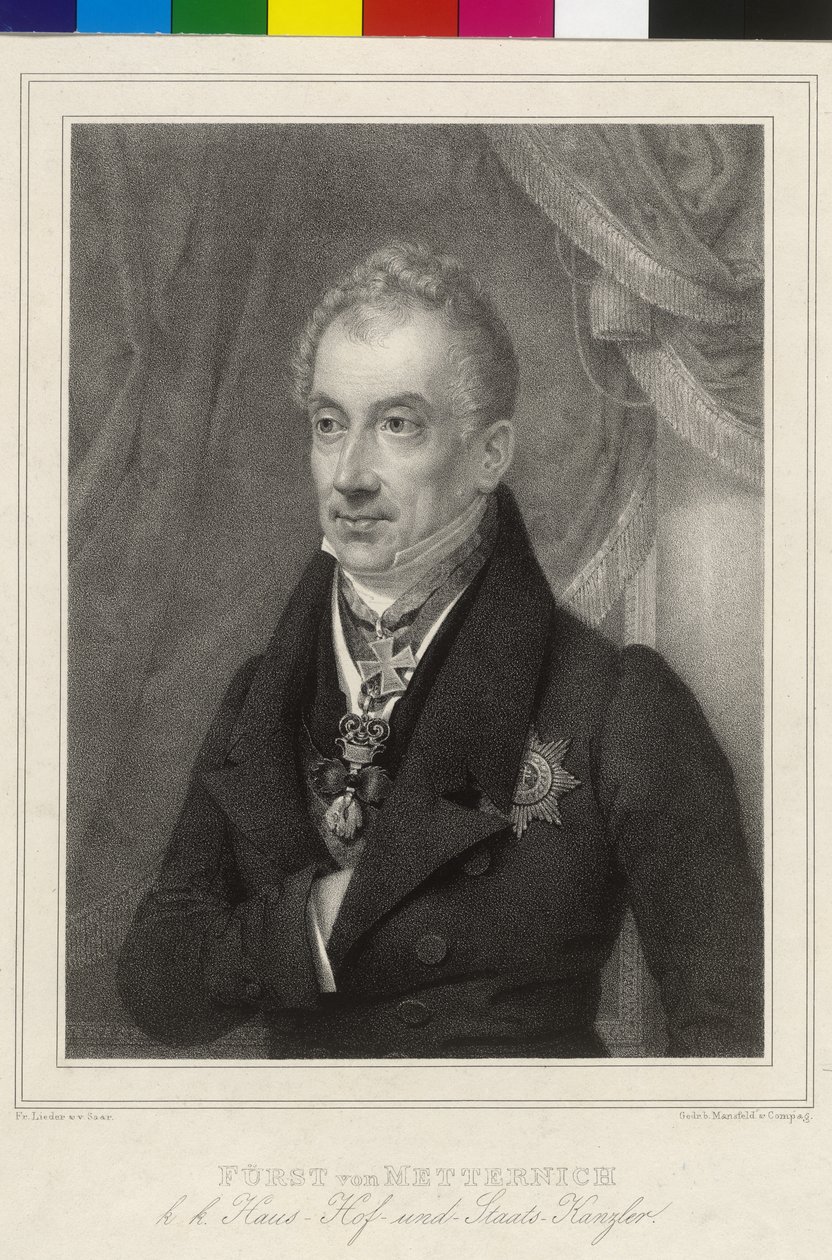 Clement Wenzel Lothar Metternich-Winneburgin prinssi Clement Wenzel Lothar Metternich-Winneburgin prinssi tekijältä Artist Unknown