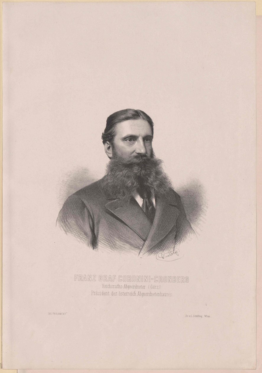 Coronini-Cronberg, Franz Graf (painettu) tekijältä Artist Unknown