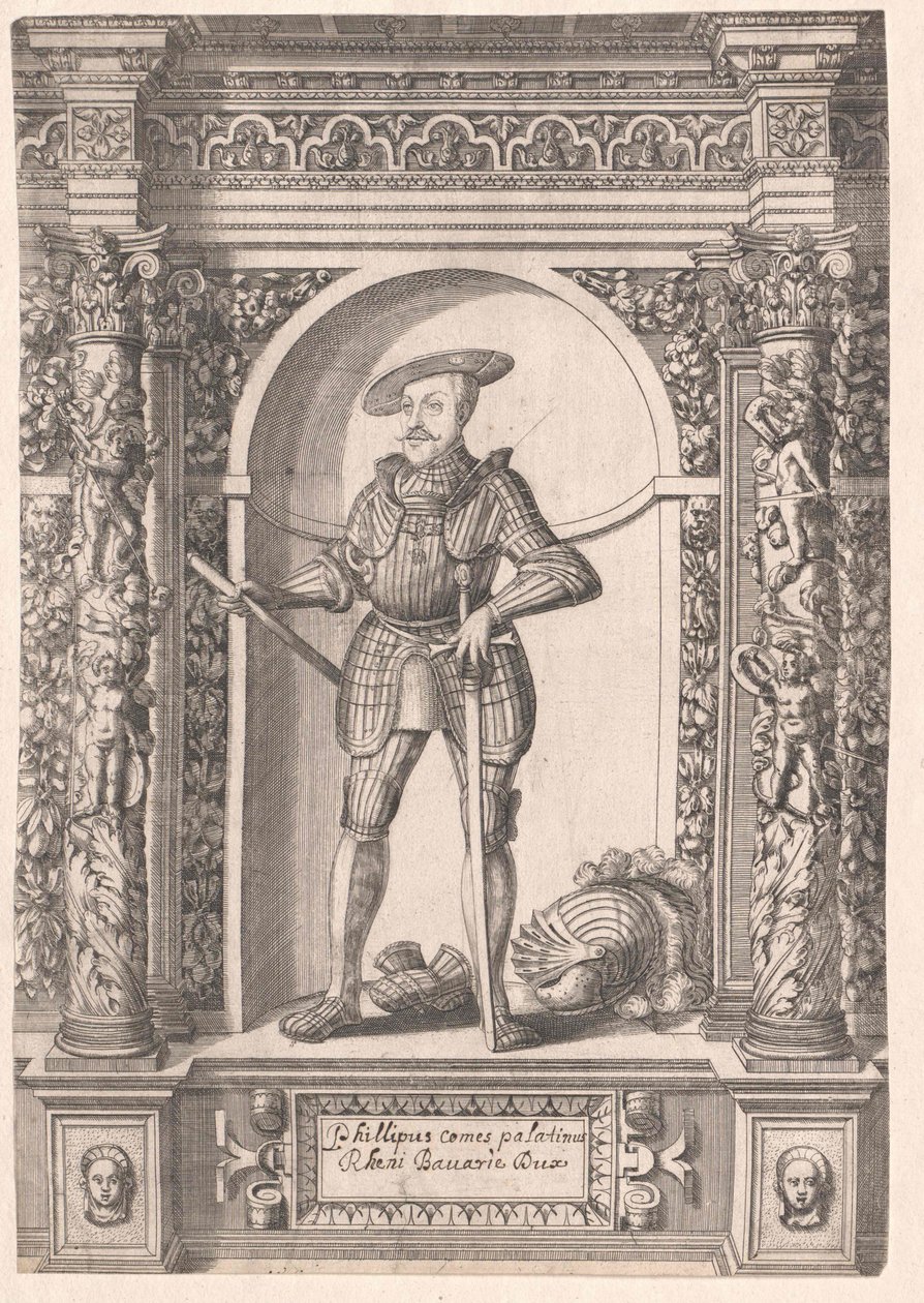 Reininmaan kreivi Philipp avosydäminen tekijältä Artist Unknown