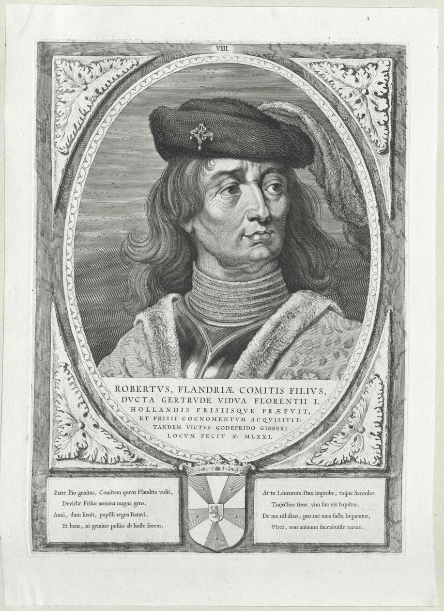 Flanderin kreivi Robert I Friisiläinen tekijältä Artist Unknown