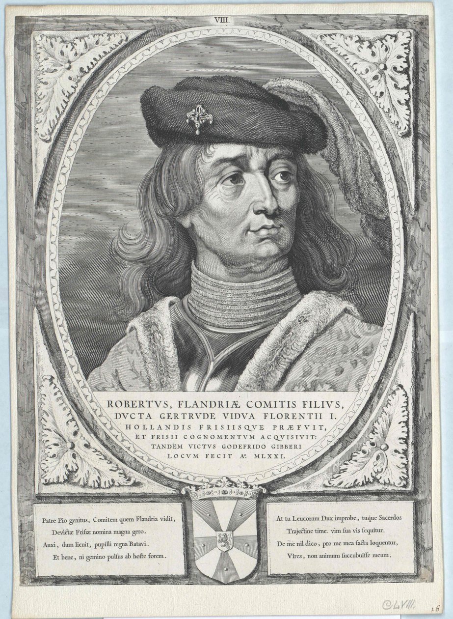 Flanderin kreivi Robert I Friisiläinen tekijältä Artist Unknown