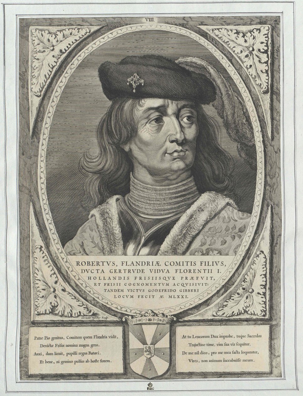 Flanderin kreivi Robert I Friisiläinen tekijältä Artist Unknown