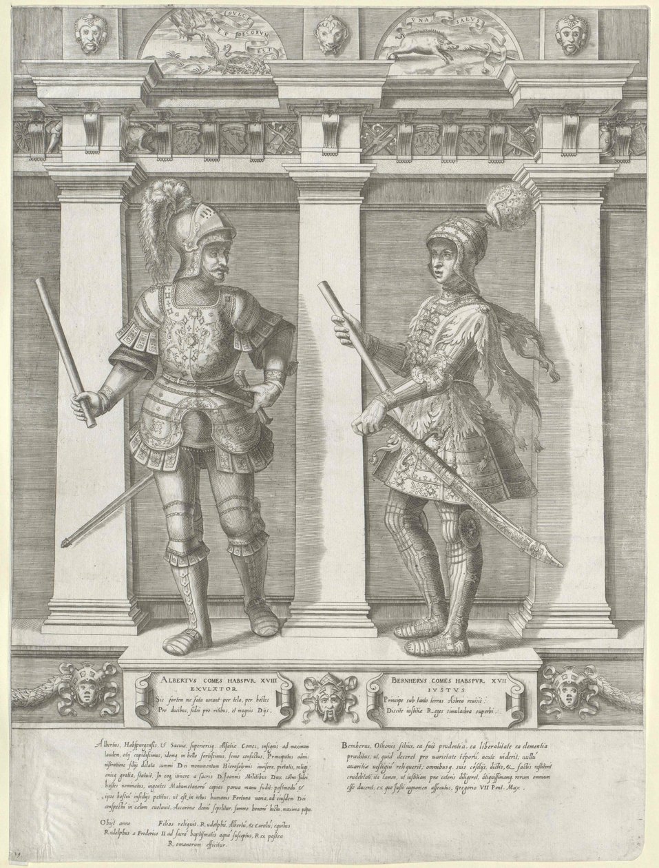 Habsburgin kreivi Albrecht IV tekijältä Artist Unknown